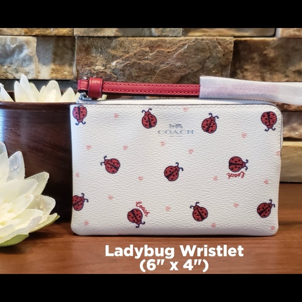 NWT Coach Lady Bug Tote and Wallet - Picture 6 of 8